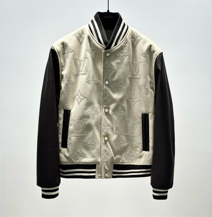 2024fw LV Leather Jacket Top Version