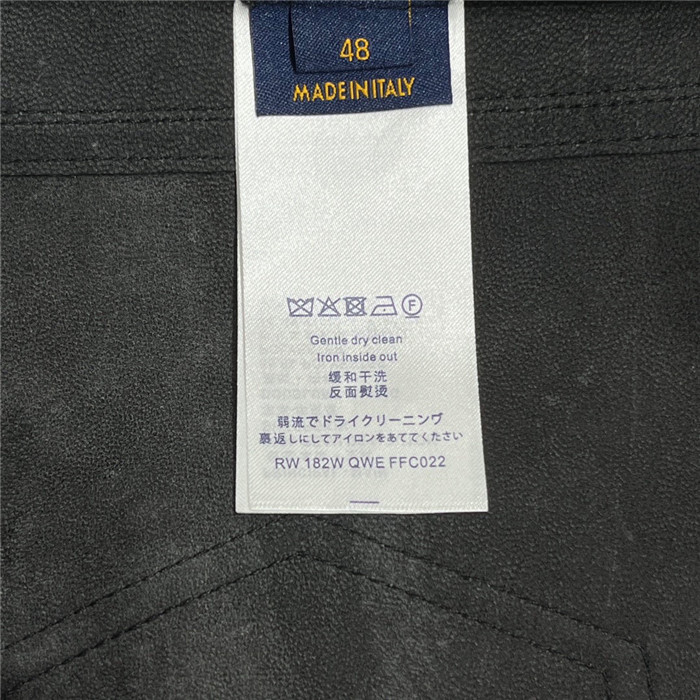 2023fw LV Real Leather Jacket Top Version