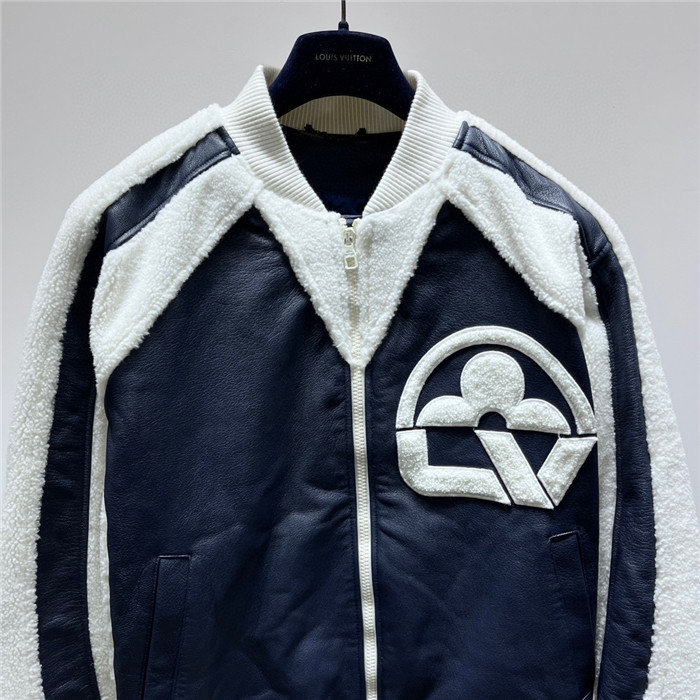 LV Real Leather Jacket Top Version