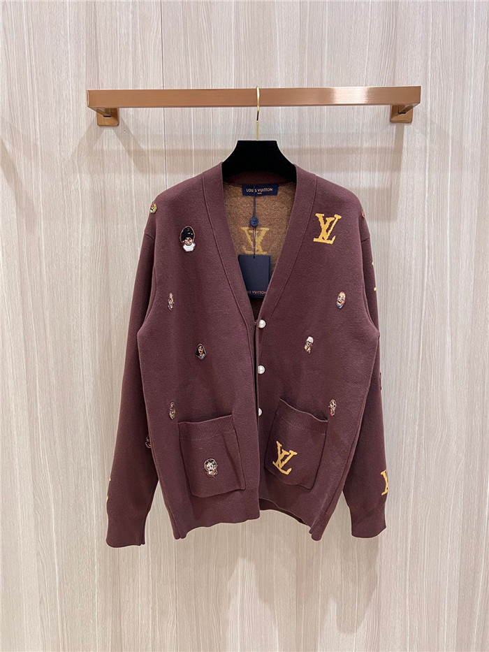 2024ss LV Cardigan Sweater Top Version