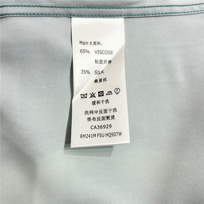 2023fw LV Silk Shirt Top Version