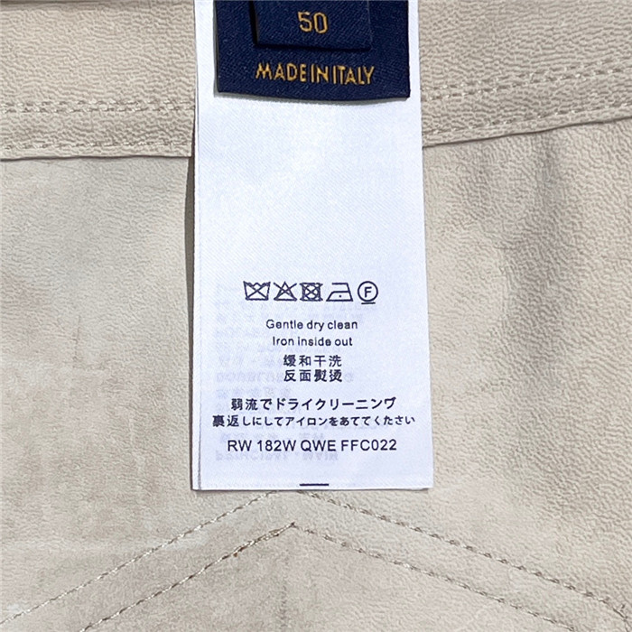 2023fw LV Real Leather Jacket Top Version