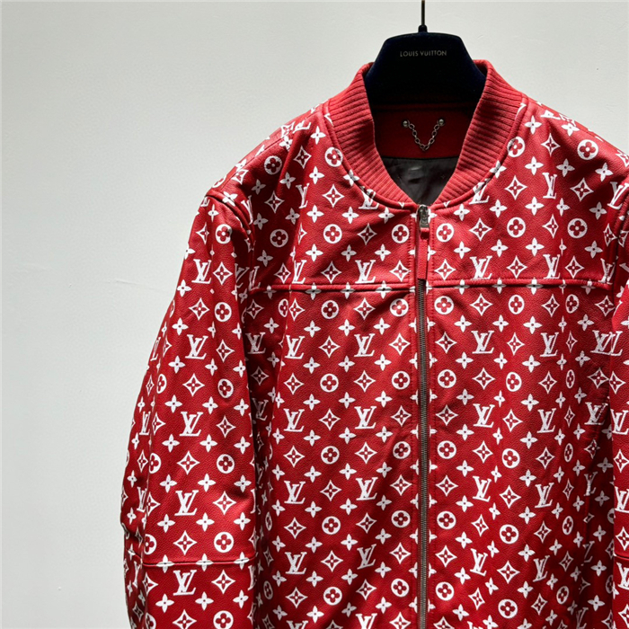 2023fw LV Real Leather Jacket Top Version