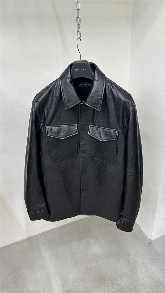 2024SS LV Leather Jacket Top Version