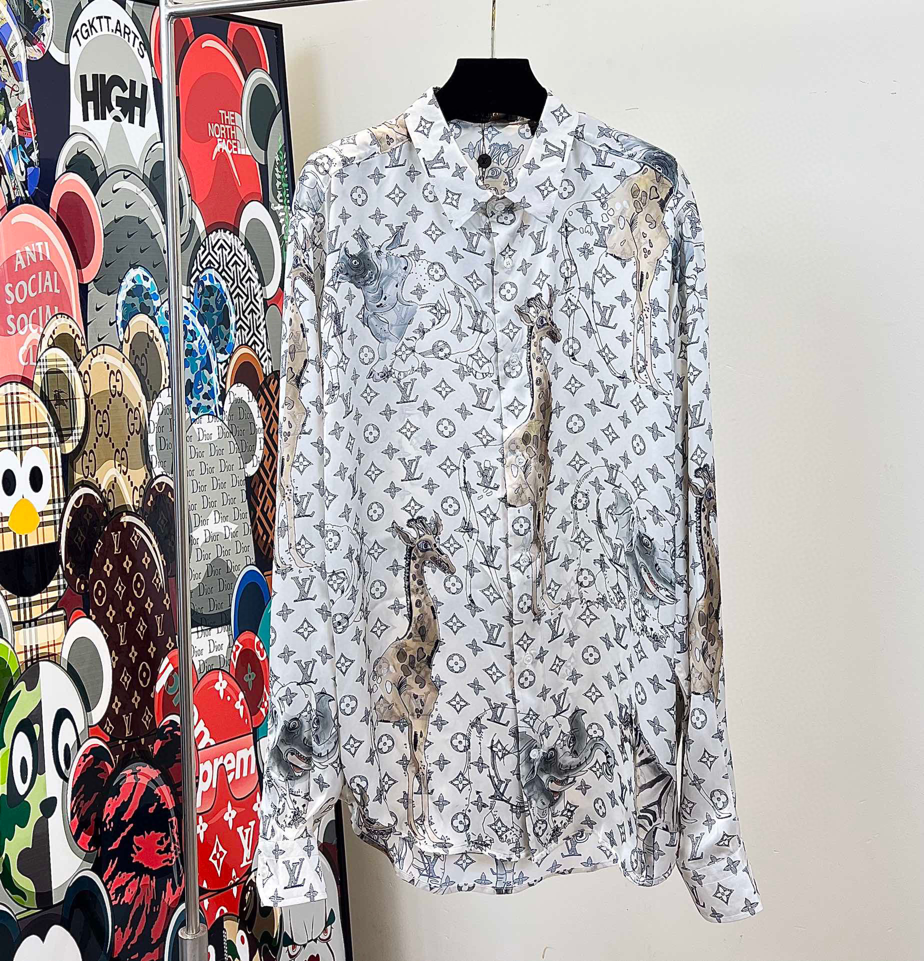 2024SS LV Silk Shirt Top Version