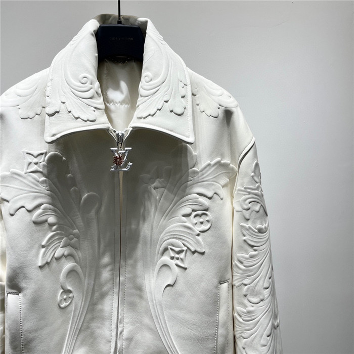 2023fw LV Real Leather Jacket Top Version
