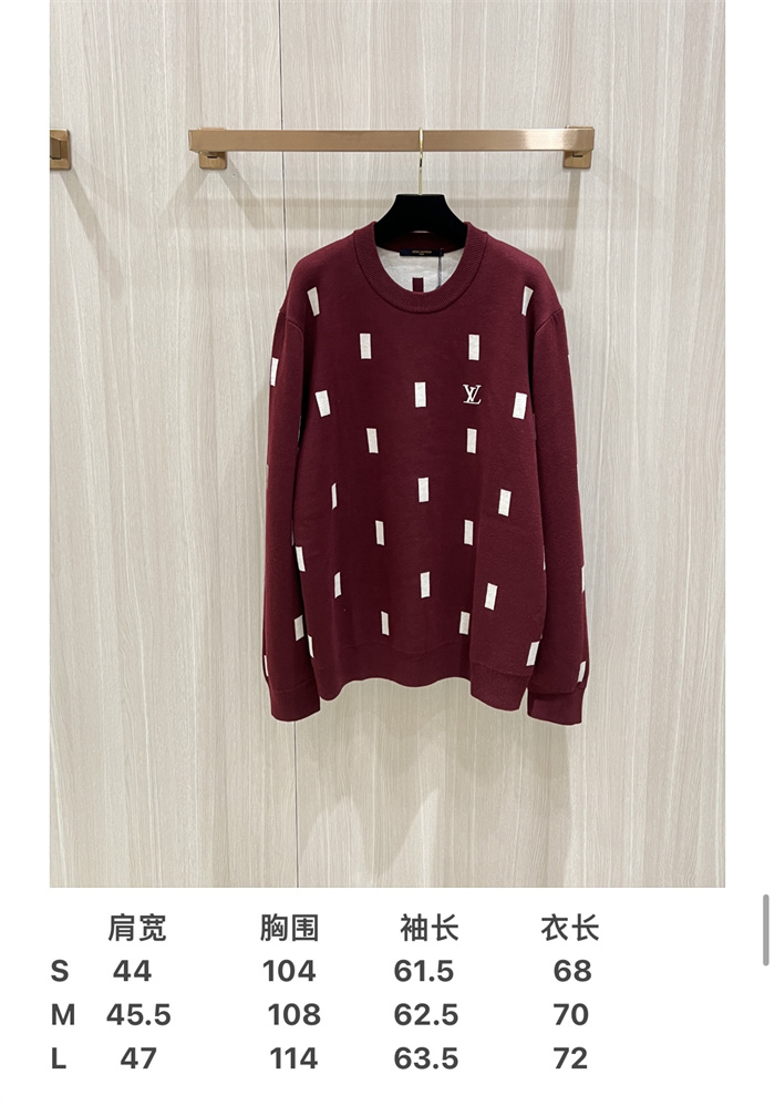 2024fw LV Sweater Top Version