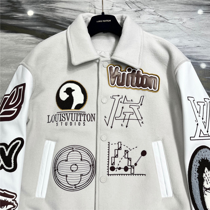 2023fw LV Real Leather Jacket Top Version