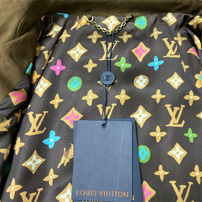 2024fw LV Leather Jacket Top Version