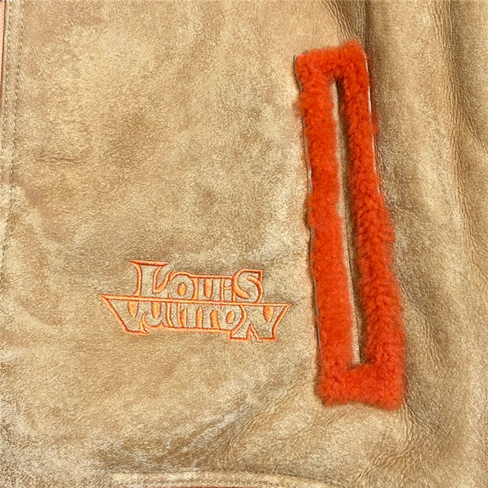 2023fw LV Real Leather Jacket Top Version