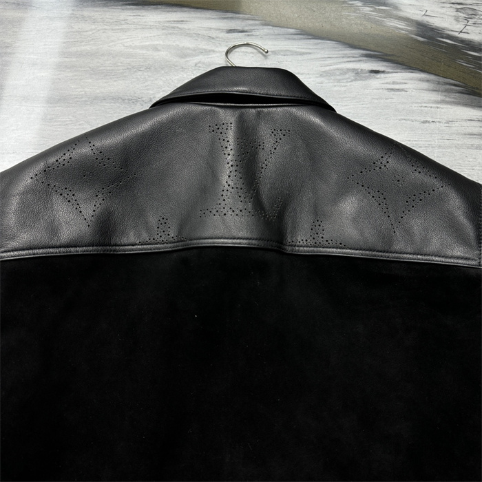 2024fw LV Real Leather Jacket Top Version