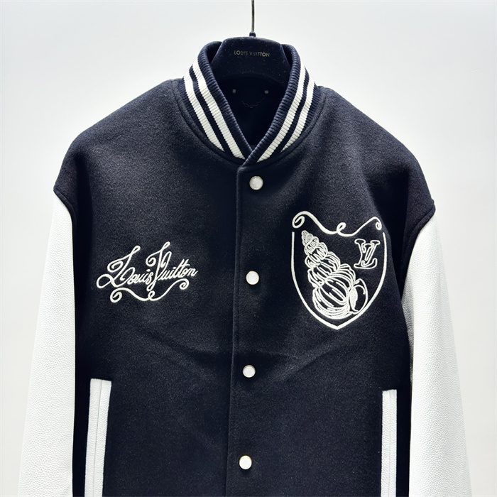 2024fw LV Real Leather Jacket Top Version