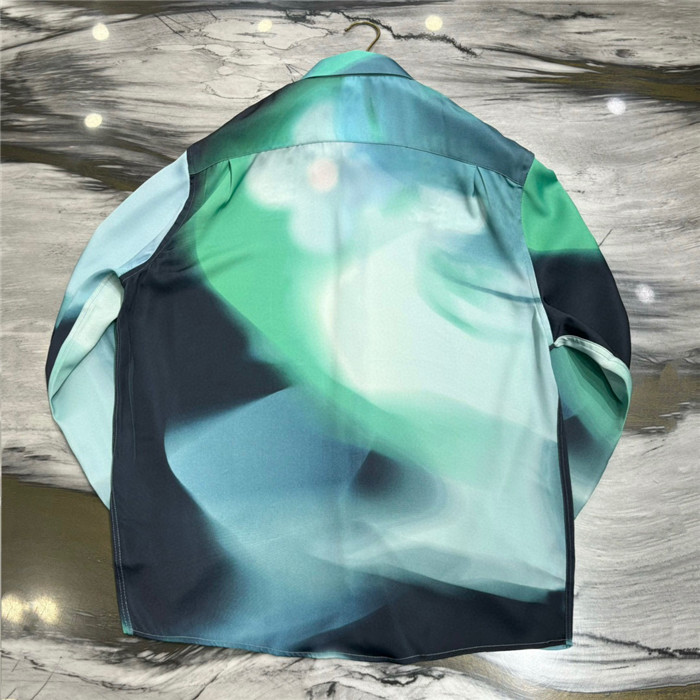 2023fw LV Silk Shirt Top Version