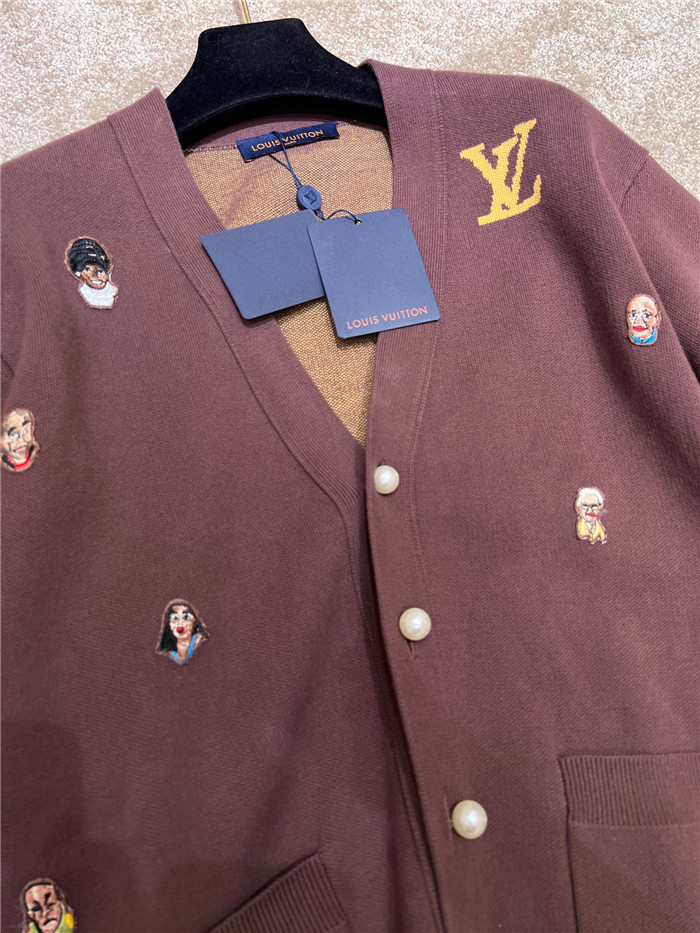 2024ss LV Cardigan Sweater Top Version