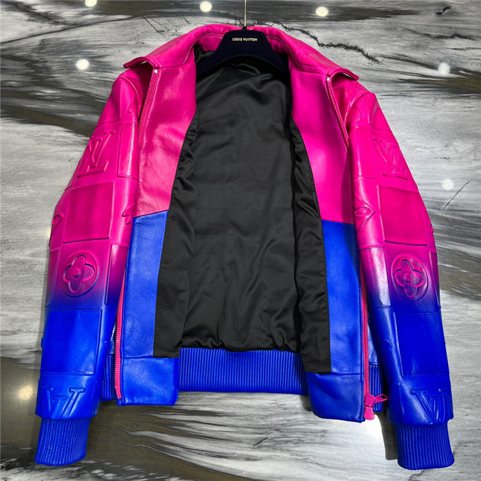 2023fw LV Real Leather Jacket Top Version