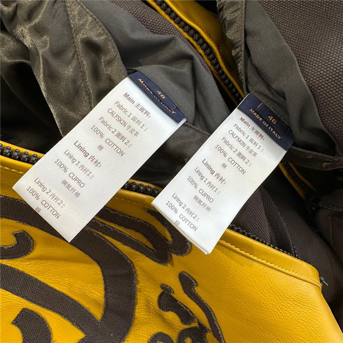 2023fw LV Real Leather Jacket Top Version