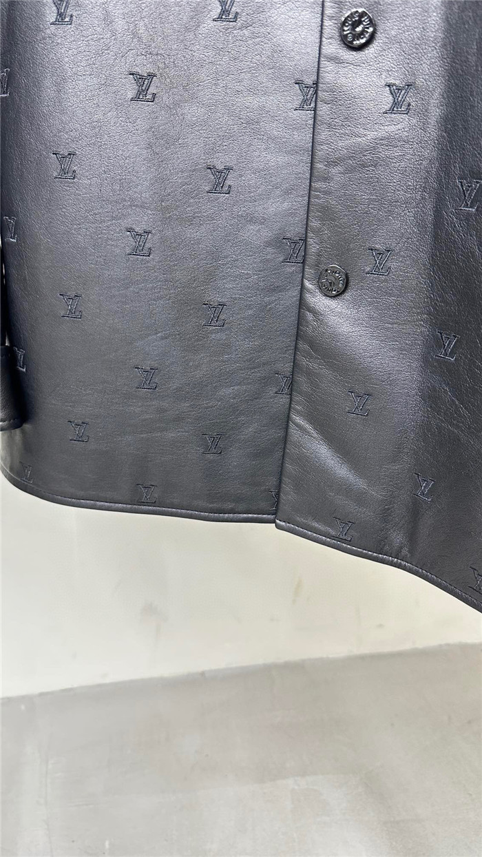 2024SS LV Leather Jacket Top Version