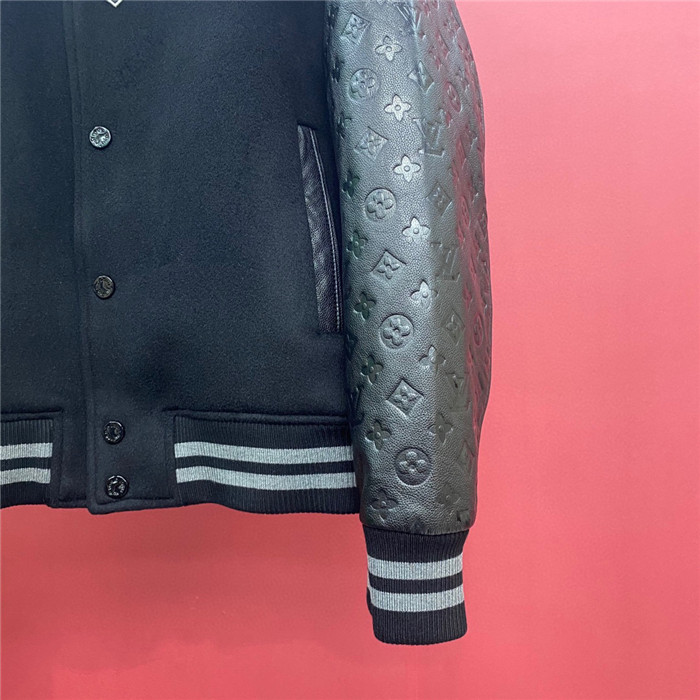 2024ss LV Leather Jacket Top Version