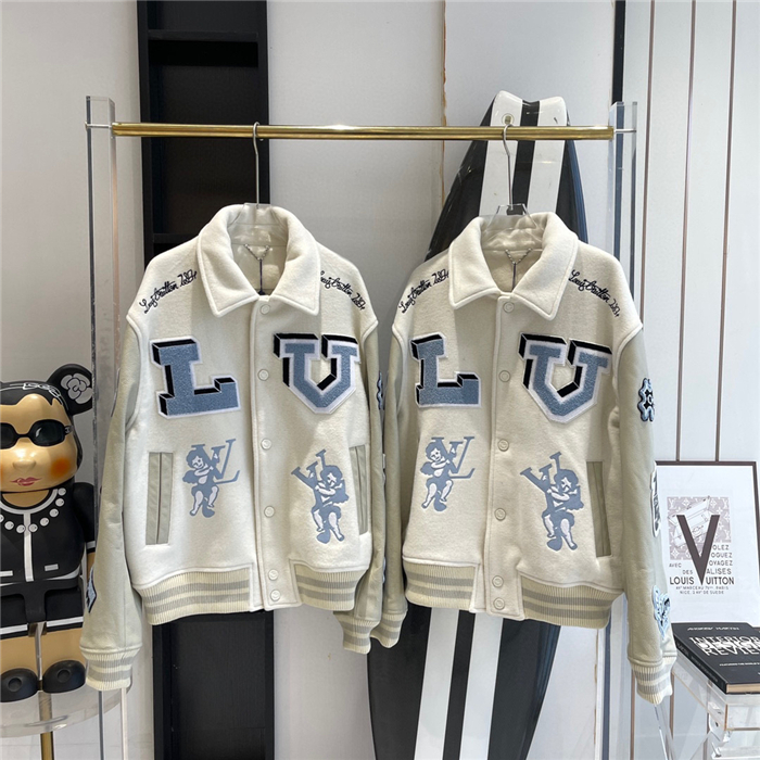 LV Real Leather Jacket Top Version