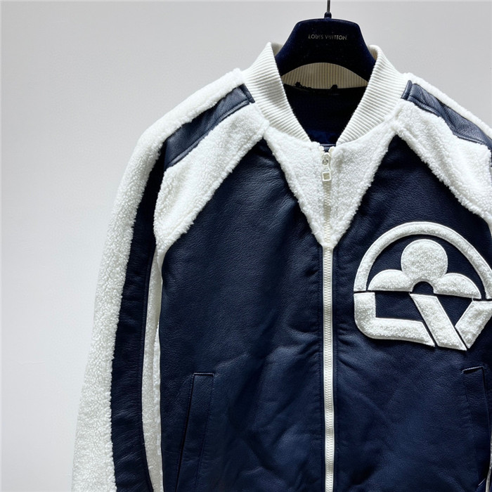 LV Real Leather Jacket Top Version