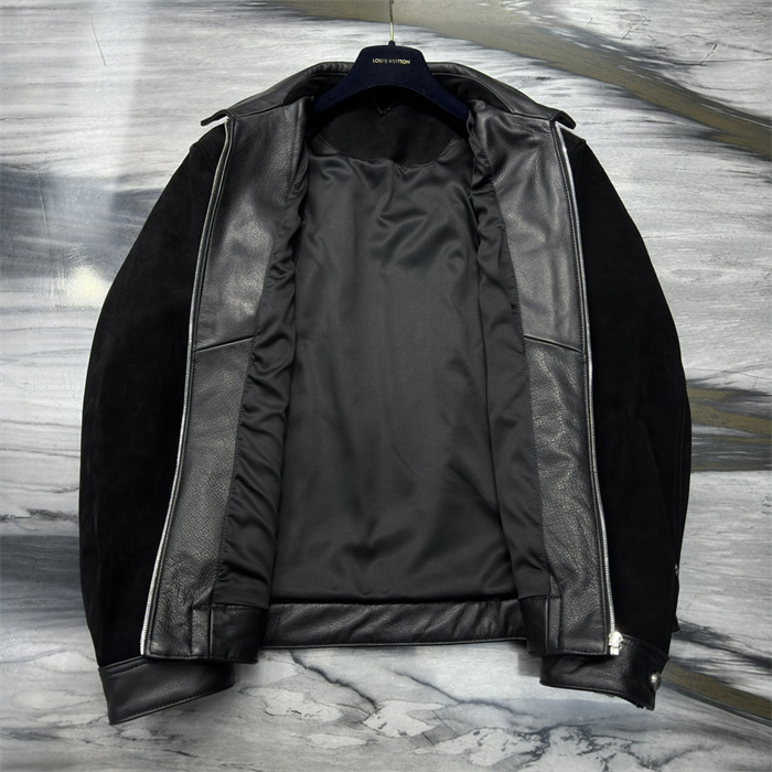 2024fw LV Real Leather Jacket Top Version