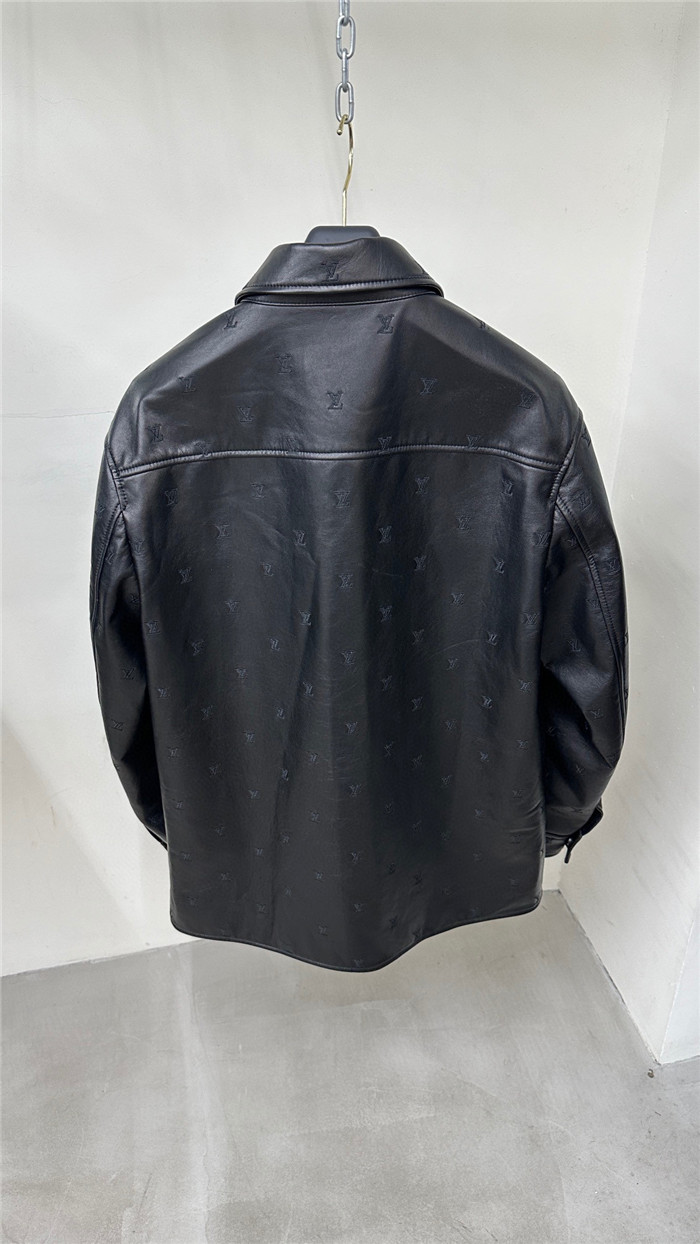 2024SS LV Leather Jacket Top Version