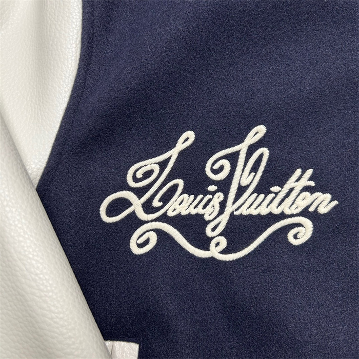 2024fw LV Leather Jacket Top Version