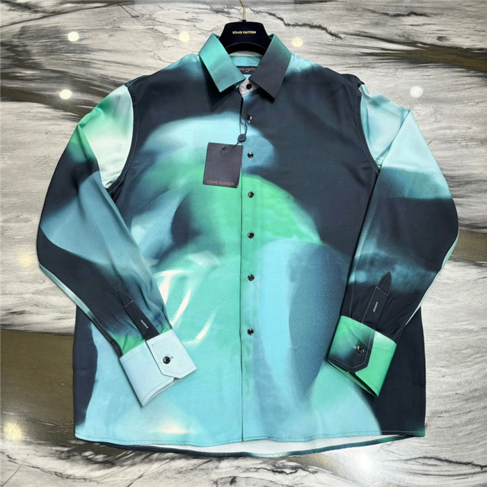 2023fw LV Silk Shirt Top Version