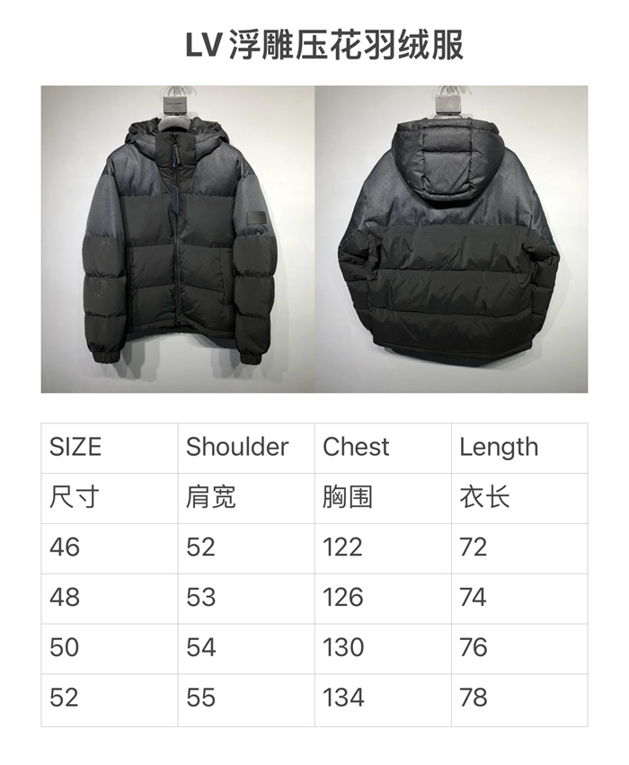 2024fw LV Down Jacket Top Version