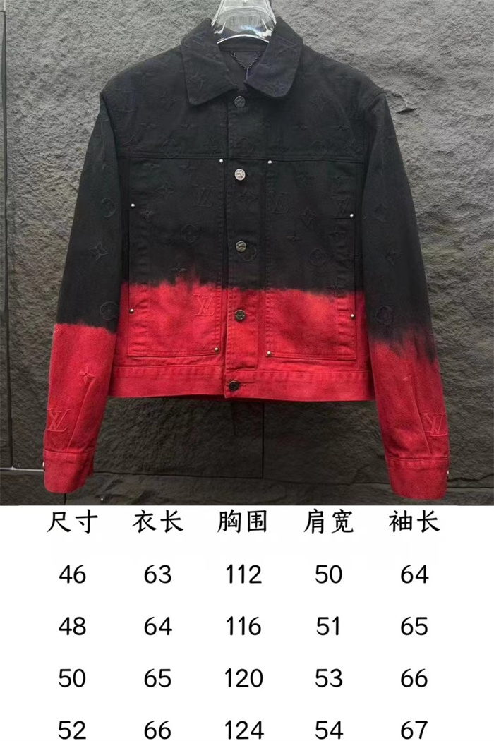 2024fw LV Jacket Jeans Top Version