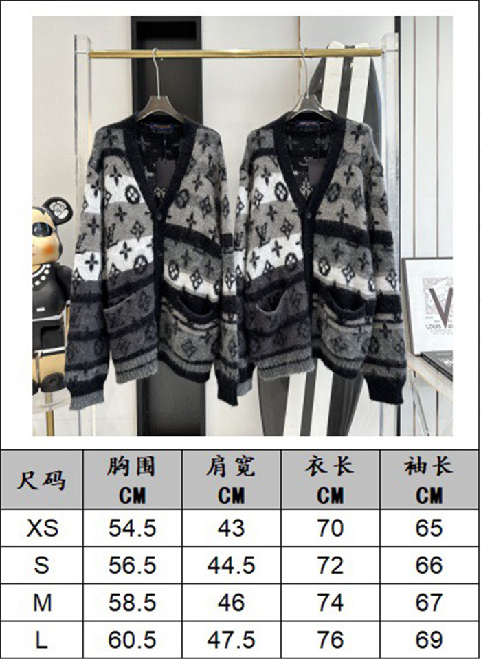 2023fw 1V Cardigan Sweater Top Version