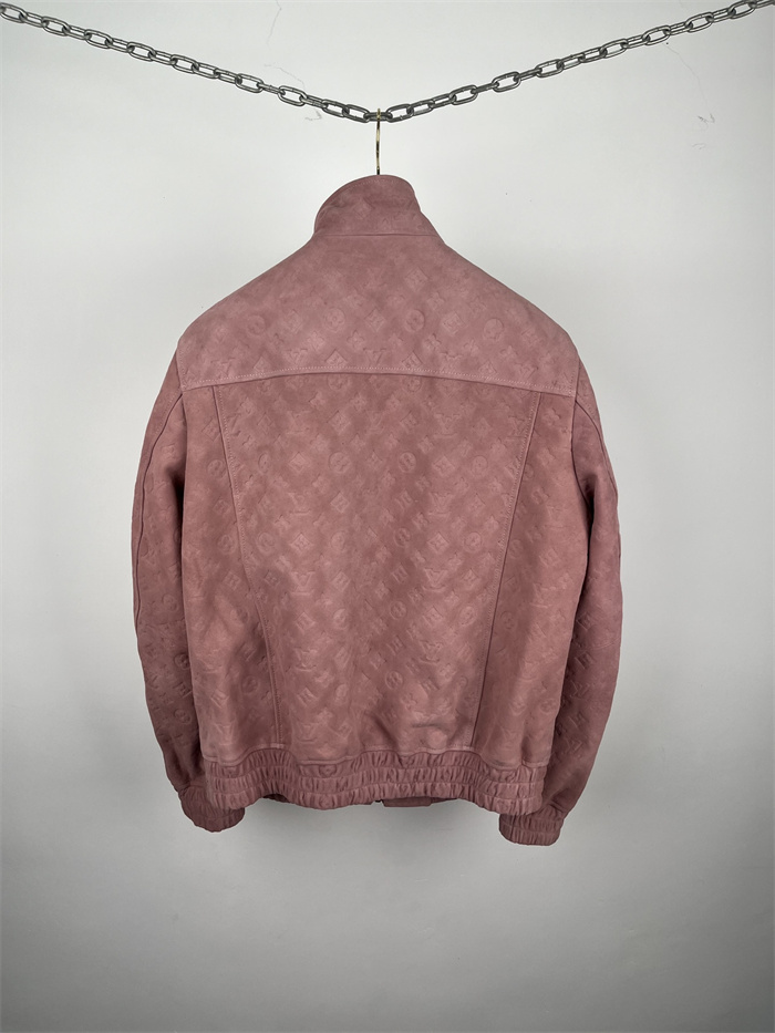 2024fw LV Leather Jacket Top Version