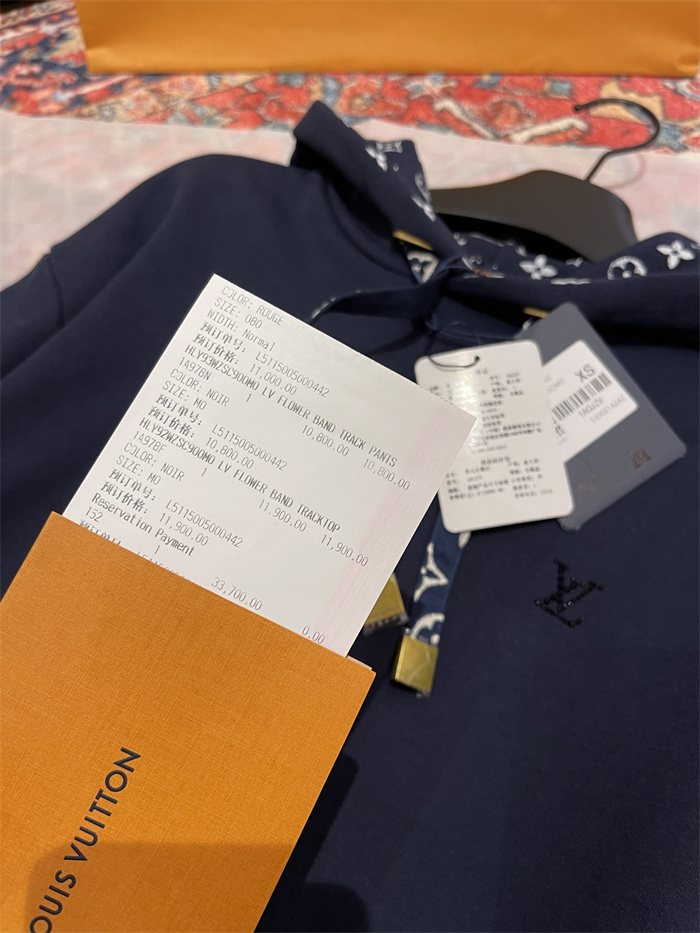 2024fw LV Hoodie Top Version