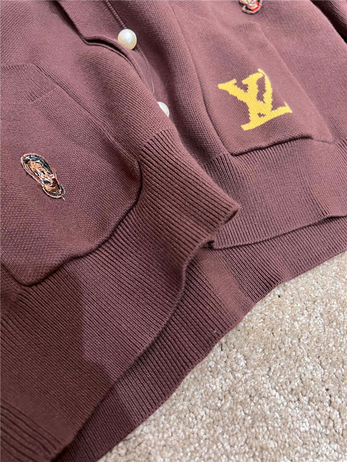 2024ss LV Cardigan Sweater Top Version