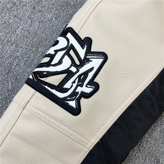 2024ss LV Leather Jacket Top Version