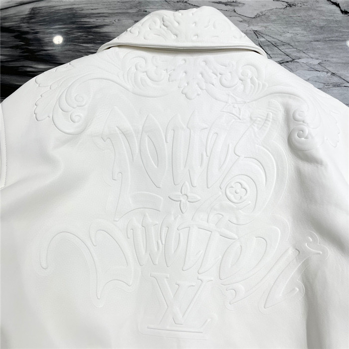 2023fw LV Real Leather Jacket Top Version