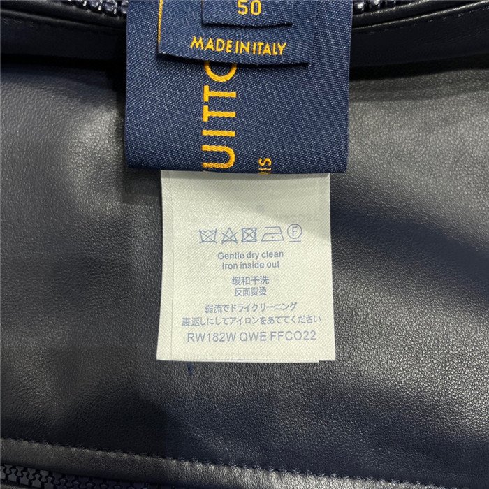 2023fw LV Real Leather Jacket Top Version