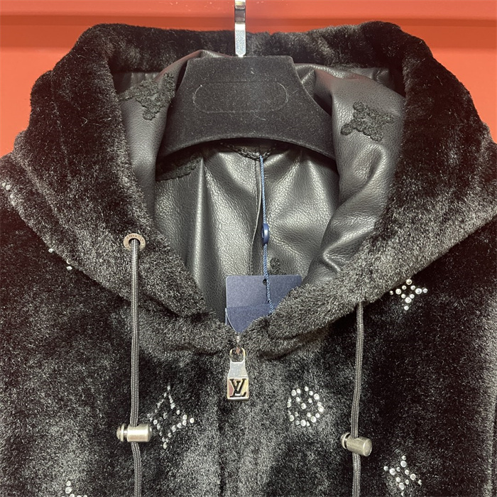 2024fw LV Real Leather Jacket Top Version