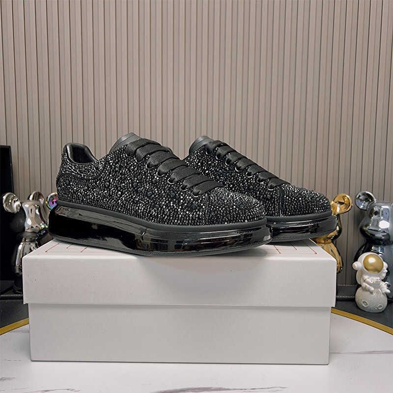 A1exa*der Mcqv*en-Inspired Sparkle Platform Sneakers: Shine in Every Step Reps