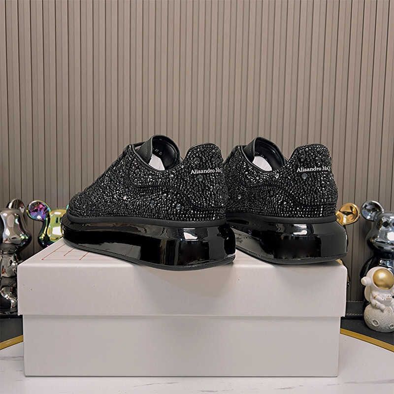 A1exa*der Mcqv*en-Inspired Sparkle Platform Sneakers: Shine in Every Step Reps