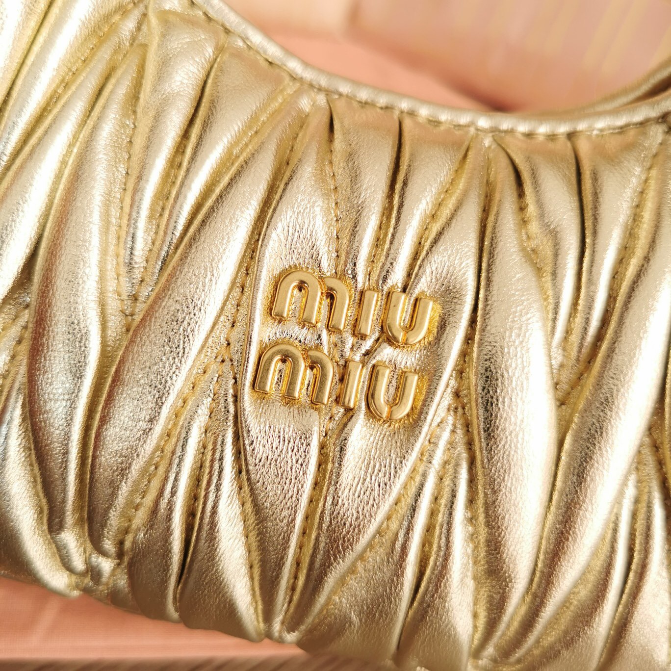 M1um1u new mini MiuWander lambskin handbag