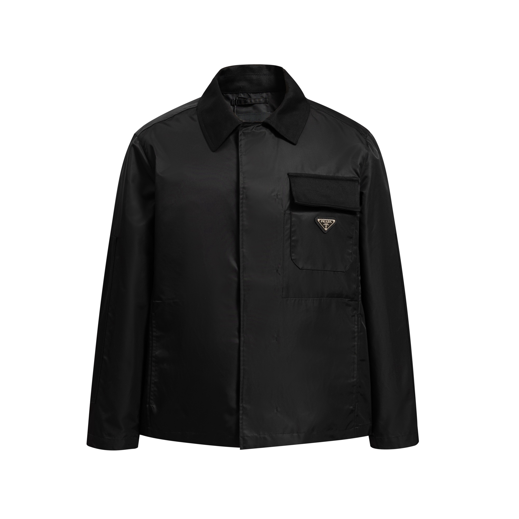 Pra*a Recycled Nylon Collared Jacket